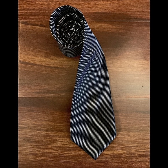 🌿SALE🌿 MICHAEL Michael Kors Dressy Black 100% Silk Necktie - Picture 1 of 10